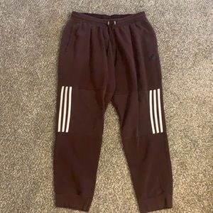 Adidas size XL women’s sweat pant joggers purple
